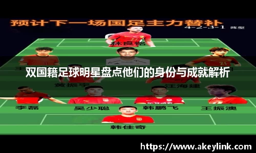 双国籍足球明星盘点他们的身份与成就解析